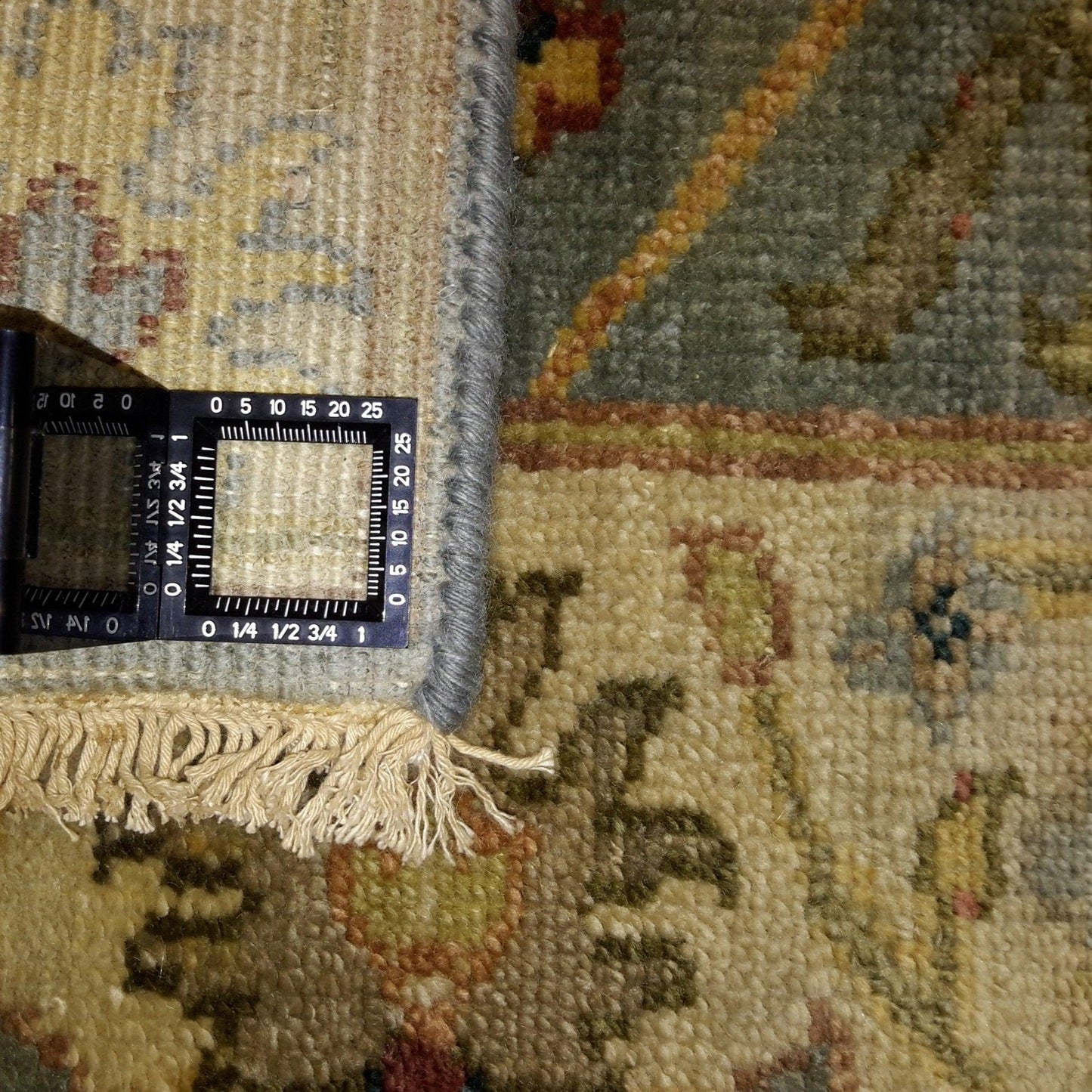 Canvello Hand Made Formal All Over Indo Mahal Rug - 2'7'' X 11'9''