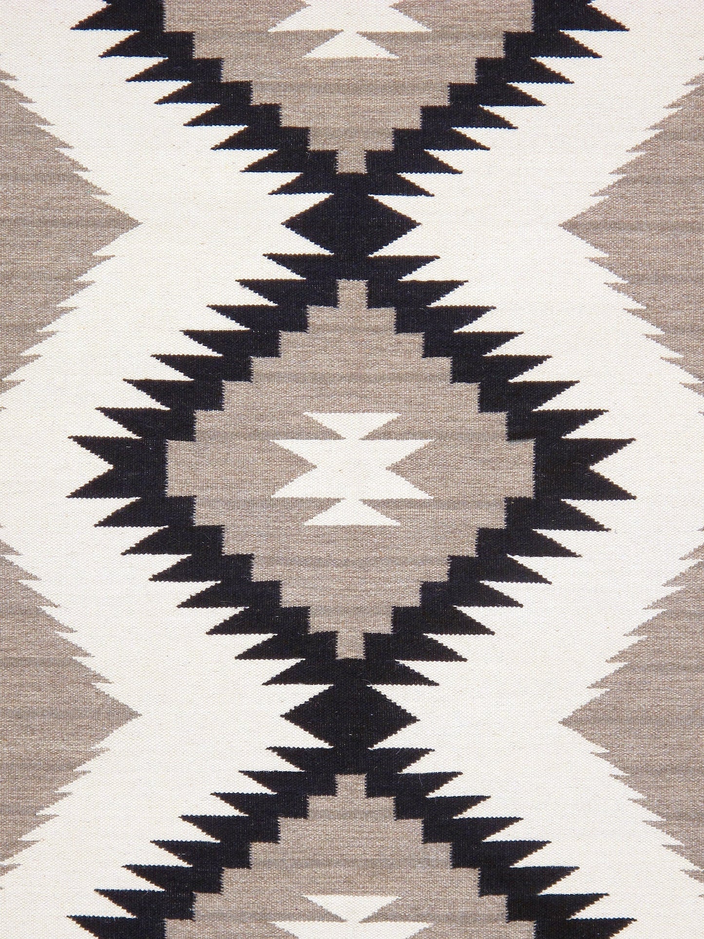 Canvello Tuscany Reversible Wool Ivory Area Rug- 4' X 5'11''