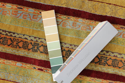 Canvello Hand Made Modern All Over Indo Gabbeh Rug - 6'6'' X 9'10''