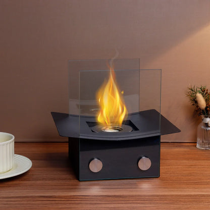 8" H Portable Tabletop Fireplace